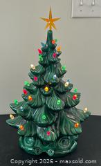 MaxSold Auction: Vintage Ceramic Lighted Christmas Tree 19” tall - Burlington (Ontario, Canada) SELLER MANAGED Estate Sale Online Auction - Fairview Street (STORAGE)
