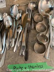 MaxSold Auction: Silver Plate, Stainless Steel Flatware, and Birks Sterling Spoons - Prince Edward (Ontario, Canada) PARTNER MANAGED Downsizing Online Auction - Cannery Road