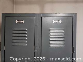 MaxSold Auction: Seco Gray Steel 2-Tall Single-Tier Metal Locker - Kingston (Ontario, Canada) PARTNER MANAGED Downsizing Online Auction - Mackenzie Crescent