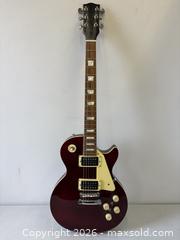 MaxSold Auction: Epiphone Jeff Beck 1954  Guitar Les Paul Ox blood finish  - Toronto (Ontario, Canada) PARTNER MANAGED Reseller Online Auction - Railside Road
