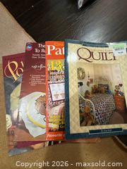MaxSold Auction: Lot of 4-6 Quilting, Patchwork & Sewing Magazines/Pattern Booklets - Hamilton (Ontario, Canada) SELLER MANAGED Downsizing Online Auction - Kensington Avenue North