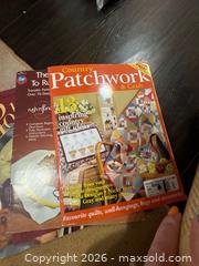 MaxSold Auction: Lot of 4-6 Quilting, Patchwork & Sewing Magazines/Pattern Booklets - Hamilton (Ontario, Canada) SELLER MANAGED Downsizing Online Auction - Kensington Avenue North