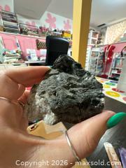MaxSold Auction: Quartz and Black Tourmaline (Schorl) Mineral Specimen - Hamilton (Ontario, Canada) SELLER MANAGED Downsizing Online Auction - Kensington Avenue North