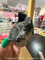 MaxSold Auction: Quartz and Black Tourmaline (Schorl) Mineral Specimen - Hamilton (Ontario, Canada) SELLER MANAGED Downsizing Online Auction - Kensington Avenue North
