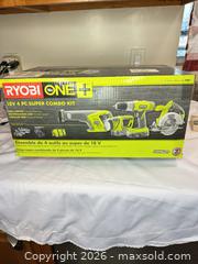 MaxSold Auction: Ryobi 18V 4-Pc Combo Kit: Drill, Circular, Reciprocating, Light - San Jose (California, USA) PARTNER MANAGED Estate Sale Online Auction - East Humboldt Street