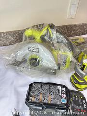 MaxSold Auction: Ryobi 18V 4-Pc Combo Kit: Drill, Circular, Reciprocating, Light - San Jose (California, USA) PARTNER MANAGED Estate Sale Online Auction - East Humboldt Street