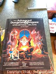 MaxSold Auction: TSR AD&D Lot: Unearthed Arcana; Monster Manual; DMG; Witch Hunter - Clinton (Maryland, USA) SELLER MANAGED Estate Sale Online Auction - Sellner Lane