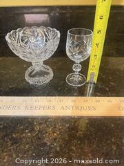 MaxSold Auction: Crystal Cut Glass Compote and Stemmed Cordial Lot - Knightdale (North Carolina, USA) PARTNER MANAGED Downsizing Online Auction - Sycamore Street