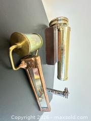 MaxSold Auction: Vintage Kaleidoscope Optical Toy Lot (7–10) Brass, Wood, Fabric - Knightdale (North Carolina, USA) PARTNER MANAGED Downsizing Online Auction - Sycamore Street