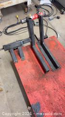 MaxSold Auction: AFAB Motorcycle Lift / Table - Steel Frame, Wood Deck - Mapleton (Ontario, Canada) PARTNER MANAGED Downsizing Online Auction - Wellington County Road 109
