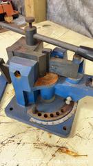 MaxSold Auction: Blue Cast Iron/Steel Metal Bender with Handle - Mapleton (Ontario, Canada) PARTNER MANAGED Downsizing Online Auction - Wellington County Road 109