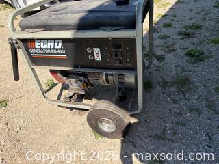 MaxSold Auction: Echo Portable Generator EG-4601, Approx. 4600W - Mapleton (Ontario, Canada) PARTNER MANAGED Downsizing Online Auction - Wellington County Road 109