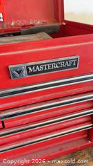 MaxSold Auction: Mastercraft Red Steel Top Chest / Tool Box with Tools - Mapleton (Ontario, Canada) PARTNER MANAGED Downsizing Online Auction - Wellington County Road 109