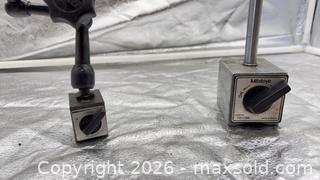 MaxSold Auction: Mitutoyo 0.01 mm Dial Indicator with Magnetic Base & Noga Arm - Mapleton (Ontario, Canada) PARTNER MANAGED Downsizing Online Auction - Wellington County Road 109
