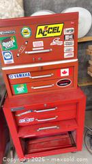 MaxSold Auction: Red Steel Tool Chest with Rolling Cabinet - Mapleton (Ontario, Canada) PARTNER MANAGED Downsizing Online Auction - Wellington County Road 109