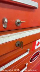 MaxSold Auction: Red Steel Tool Chest with Rolling Cabinet - Mapleton (Ontario, Canada) PARTNER MANAGED Downsizing Online Auction - Wellington County Road 109