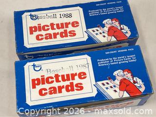 MaxSold Auction: 1987-88 Topps 500-count Vending Packs Baseball Cards - Campbell (California, USA) PARTNER MANAGED Estate Sale Online Auction - Dell Avenue