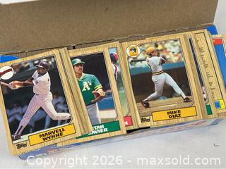 MaxSold Auction: 1987-88 Topps 500-count Vending Packs Baseball Cards - Campbell (California, USA) PARTNER MANAGED Estate Sale Online Auction - Dell Avenue