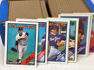 MaxSold Auction: 1988 Topps 500-count Vending Packs Baseball Cards - Campbell (California, USA) PARTNER MANAGED Estate Sale Online Auction - Dell Avenue