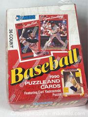 MaxSold Auction: 1990 Donruss Baseball Wax Boxes Cards - Campbell (California, USA) PARTNER MANAGED Estate Sale Online Auction - Dell Avenue