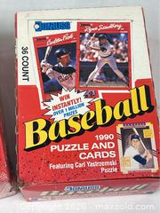 MaxSold Auction: 1990 Donruss Baseball Wax Boxes Cards - Campbell (California, USA) PARTNER MANAGED Estate Sale Online Auction - Dell Avenue