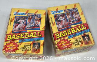 MaxSold Auction: 1991 Donruss Baseball Wax Boxes CArds - Campbell (California, USA) PARTNER MANAGED Estate Sale Online Auction - Dell Avenue