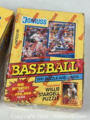MaxSold Auction: 1991 Donruss Baseball Wax Boxes CArds - Campbell (California, USA) PARTNER MANAGED Estate Sale Online Auction - Dell Avenue