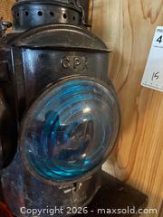 MaxSold Auction: Canadian Pacific Railway Railroad Signal Lantern A - Central Frontenac (Ontario, Canada) Downsizing Online Auction - Clement Road
