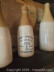 MaxSold Auction: Early 20C Stoneware Ginger Beer Bottles B - Central Frontenac (Ontario, Canada) Downsizing Online Auction - Clement Road