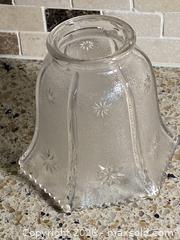 MaxSold Auction: Set of 3 Vintage Art Deco Lamp Shade Clear Stars W/Ribs - Toronto (Ontario, Canada) SELLER MANAGED Downsizing Online Auction - O'connor Drive (CONDO)