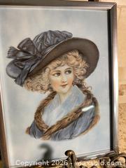 MaxSold Auction: Vintage Monreau Signed Framed Tile, RS Prussia Reproduction (Made in Spain) - 6x8.25 Inches - Toronto (Ontario, Canada) SELLER MANAGED Downsizing Online Auction - O'connor Drive (CONDO)