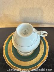 MaxSold Auction: Porcelain Green and White Teacup with Saucer, Gilt Banding Bavaria Johann Haviland - Toronto (Ontario, Canada) SELLER MANAGED Downsizing Online Auction -  Weston Road (CONDO)