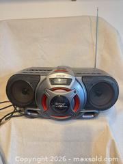 MaxSold Auction: Sony Portable Stereo Boombox with CD, Cassette & AM/FM - Toronto (Ontario, Canada) SELLER MANAGED Downsizing Online Auction -  Weston Road (CONDO)