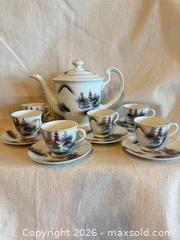 MaxSold Auction: Vintage Japanese Tea Set 13 pieces from Tokyi China Landscape with lithophanes ! - Toronto (Ontario, Canada) SELLER MANAGED Downsizing Online Auction -  Weston Road (CONDO)