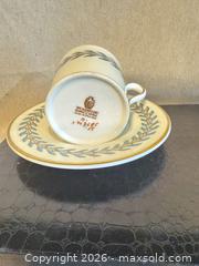 MaxSold Auction: Wedgwood Bone China Teacup & Saucer, Floral with Blue Laurel Band - Toronto (Ontario, Canada) SELLER MANAGED Downsizing Online Auction -  Weston Road (CONDO)