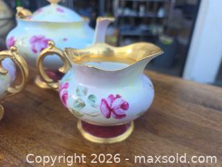 MaxSold Auction: D'Arcy's Hand-Painted Porcelain 3-Piece Tea Set - San Rafael (California, USA) PARTNER MANAGED Reseller Online Auction - Du Bois