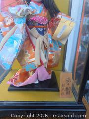 MaxSold Auction: Japanese Ichimatsu/Hina-Style Porcelain Doll with Display Case - San Rafael (California, USA) PARTNER MANAGED Reseller Online Auction - Du Bois