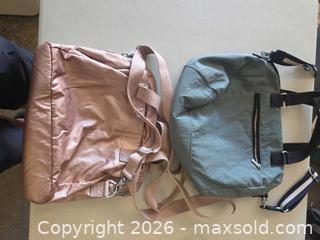 MaxSold Auction: Kipling Nylon Crossbody/Shoulder Bag in Sage & Rose Gold - San Rafael (California, USA) PARTNER MANAGED Reseller Online Auction - Du Bois