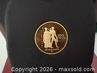 MaxSold Auction: 1976 Canada $100 Gold Commemorative Coin (22K) A - Ottawa (Ontario, Canada) PARTNER MANAGED Downsizing Online Auction -  Kimmins Court