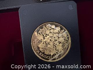 MaxSold Auction: Canada 1977 Silver Jubilee $100 22K Gold Commemorative Coin A - Ottawa (Ontario, Canada) PARTNER MANAGED Downsizing Online Auction -  Kimmins Court