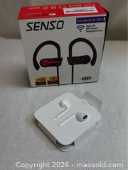 MaxSold Auction: 2 New Hear Pods Senzo & Apple - Campbell (California, USA) SELLER MANAGED Downsizing Online Auction - Dell Avenue