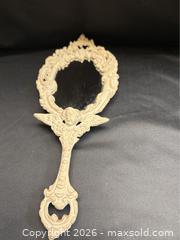 MaxSold Auction: Antique Victorian Hand Mirror Cast Iron - Campbell (California, USA) SELLER MANAGED Downsizing Online Auction - Dell Avenue
