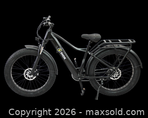 MaxSold Auction: SHOK Atomik - Black (50% Matte Finish), Fat Tire Mountain Ebike 48V, 500W, 10.4Ah, 500Wh, SKE9200BK, **NEW, IN-BOX** - Cambridge (Ontario, Canada) PARTNER MANAGED Commercial Liquidation Online Auction - Pinebush Road