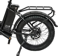 MaxSold Auction: SHOK Pulsar - Black (50% Matte), Folding Fat Tire Step Through Ebike 48V, 500W, 10.4Ah, 500Wh, SKE9100BK, **NEW, IN-BOX** - Cambridge (Ontario, Canada) PARTNER MANAGED Commercial Liquidation Online Auction - Pinebush Road