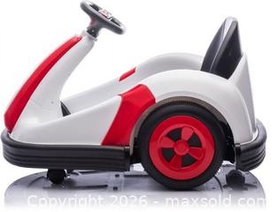 MaxSold Auction: SHOK Ride On - Scootling, 12V, 76W, 360 Rotation, Media Player & Remote, Red, SKR4235RD, **NEW, IN-BOX** - Cambridge (Ontario, Canada) PARTNER MANAGED Commercial Liquidation Online Auction - Pinebush Road