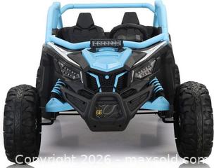 MaxSold Auction: SHOK Ride On - SideKick, Kids Buggy, 2-Seat, 24V, Leather Seats, EVA Wheels, Remote, Blue, SKR5300BU, **NEW, IN-BOX** - Cambridge (Ontario, Canada) PARTNER MANAGED Commercial Liquidation Online Auction - Pinebush Road