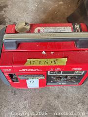 MaxSold Auction: Honda EX1000/EX100 Portable Gasoline Generator 120V Red - Woodstock (Ontario, Canada) SELLER MANAGED Estate Sale Online Auction -  Fifth Avenue