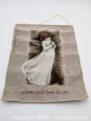 MaxSold Auction: "Angel of Healing" Small Wall Hanging / Tapestry - Cobourg (Ontario, Canada) SELLER MANAGED Downsizing Online Auction - Division Street