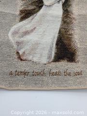 MaxSold Auction: "Angel of Healing" Small Wall Hanging / Tapestry - Cobourg (Ontario, Canada) SELLER MANAGED Downsizing Online Auction - Division Street