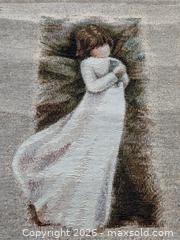 MaxSold Auction: "Angel of Healing" Small Wall Hanging / Tapestry - Cobourg (Ontario, Canada) SELLER MANAGED Downsizing Online Auction - Division Street